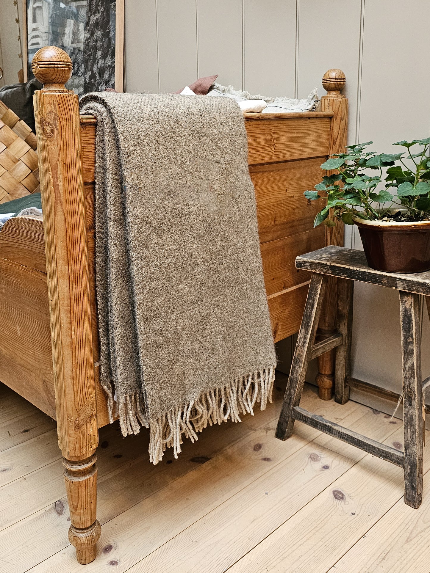 Gotland Wool Blanket | Beige