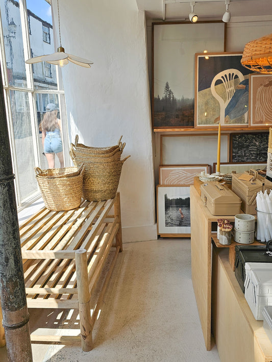 Slatted Wooden Bench