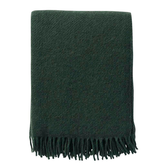 Gotland Wool Blanket | Bottle Green