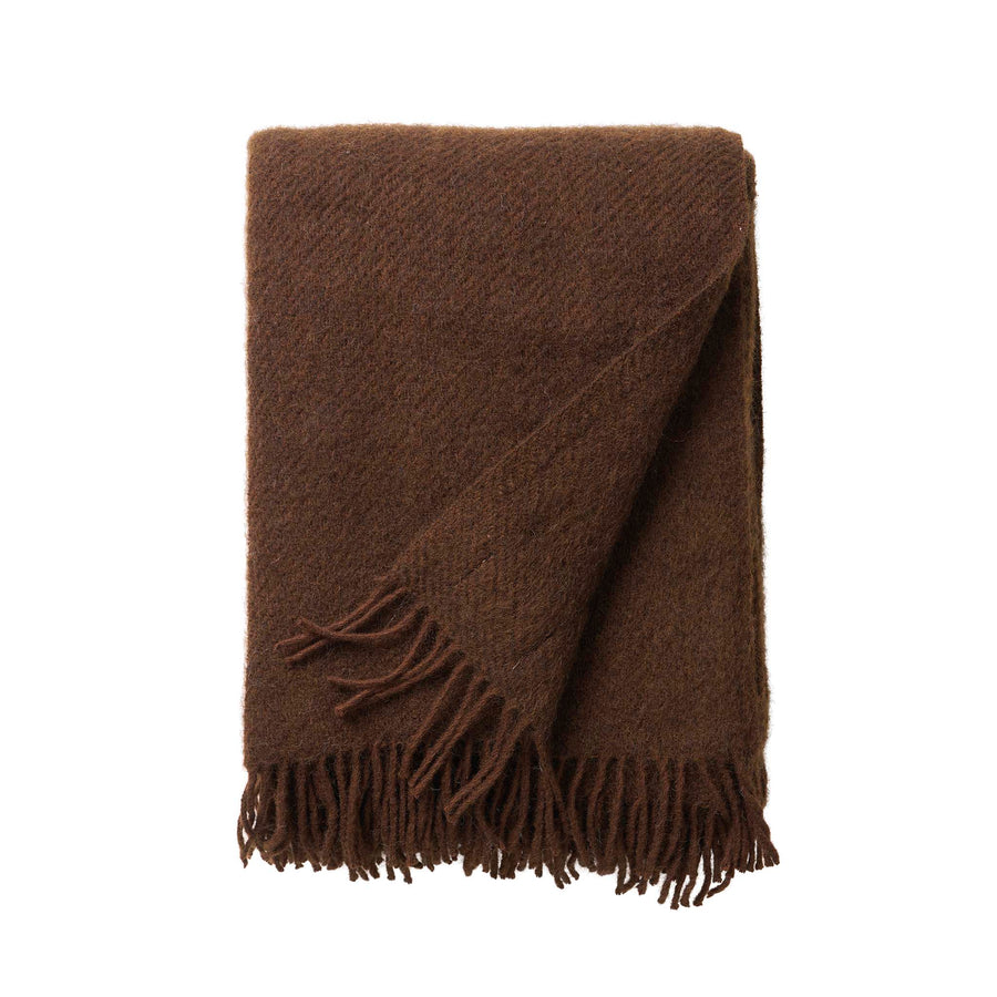 Gotland Wool Blanket | Walnut