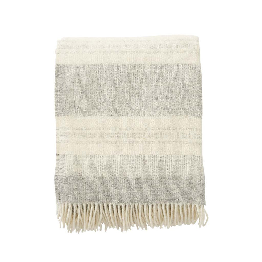 Freja Wool Blanket | Grey Melange