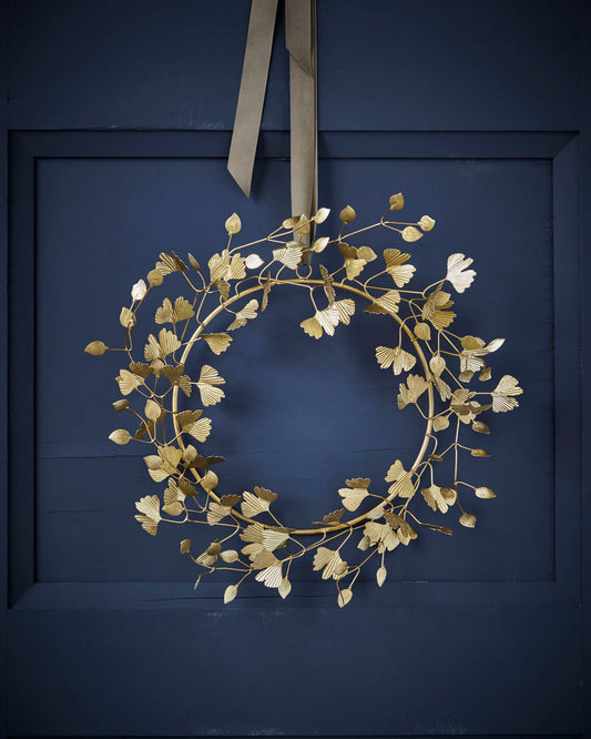 Antiqued Brass Twig Wreath