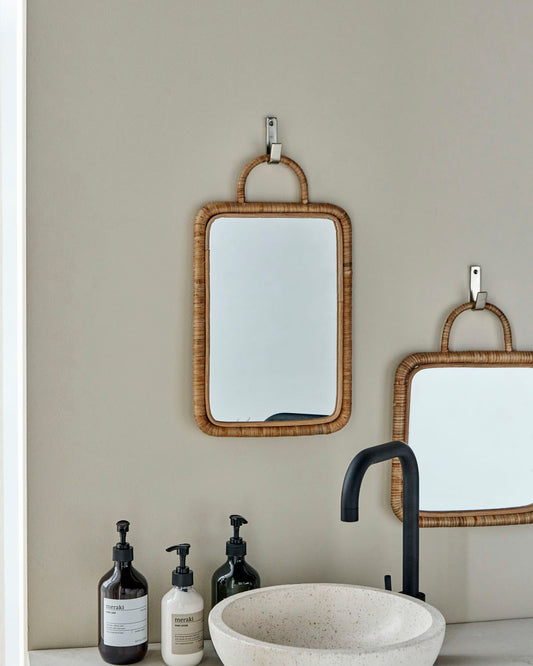 MKBaki Framed Rattan Mirror | 3 Designs
