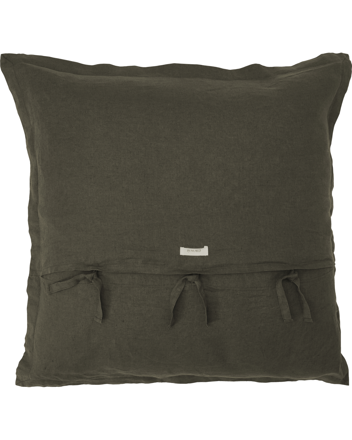 Gunhild Linen Pillow Cover | Bark