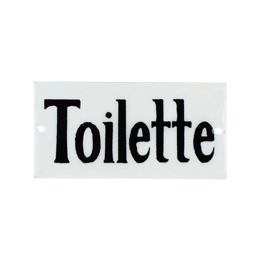 Toilette Metal Door Sign