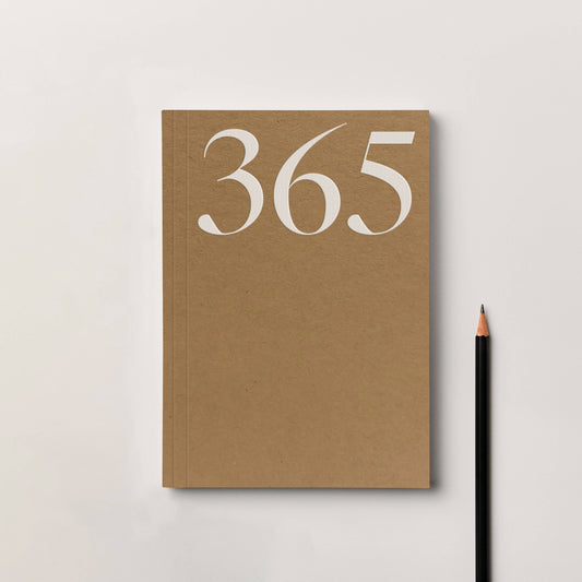 365 Lay Flat Undated Planner | Kraft