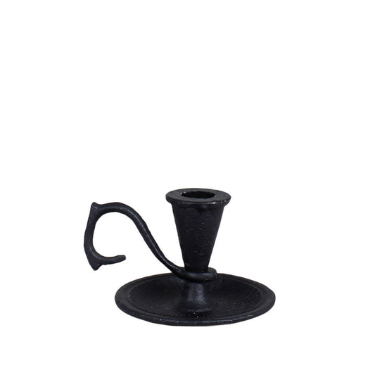 Lilian Candle Holder | Low Black