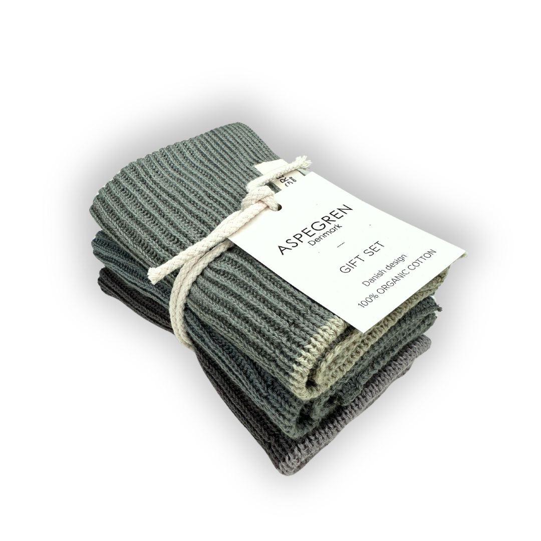 Knitted Dishcloth Gift set | Artichoke