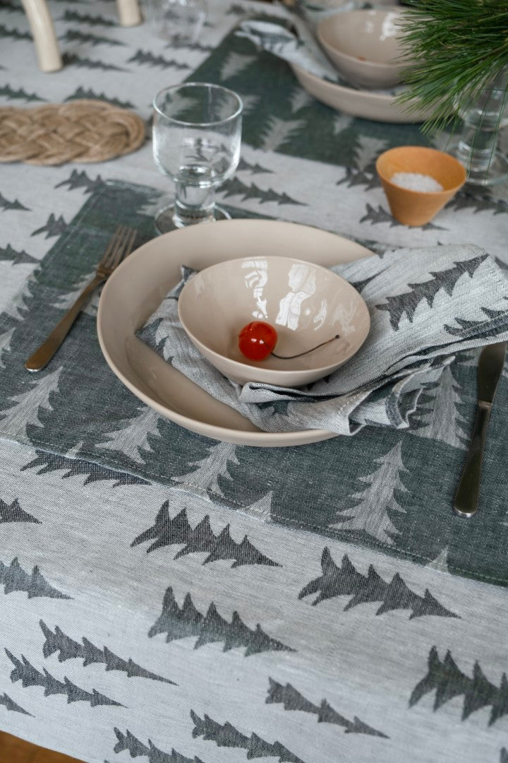 Gran Linen Tea Towel | Green