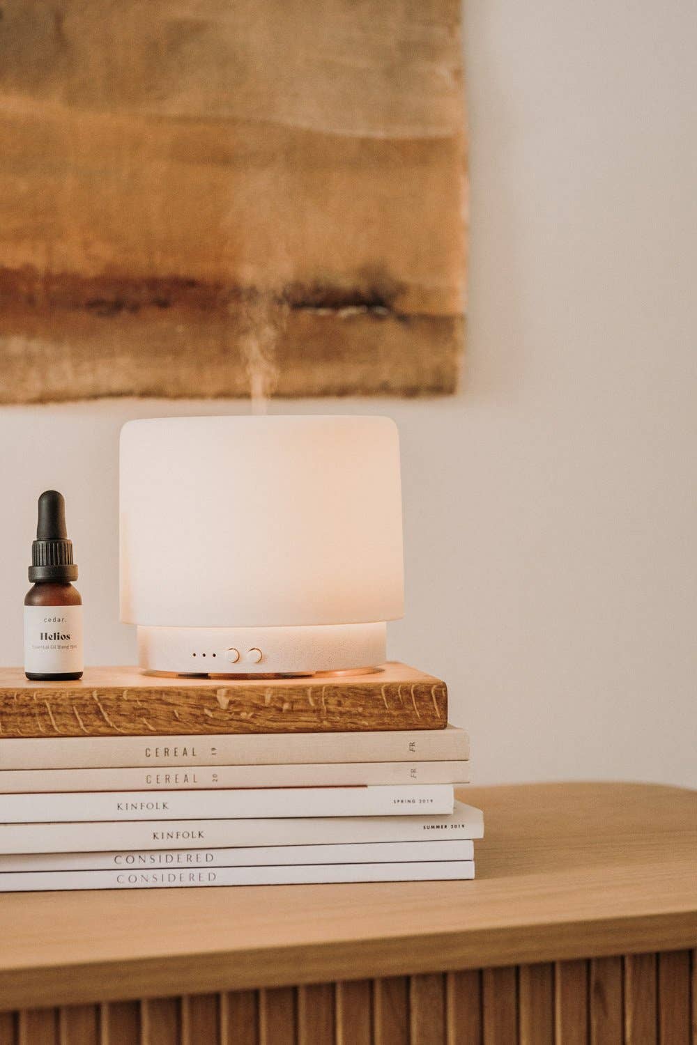 Cedar Aroma Diffuser Lamp