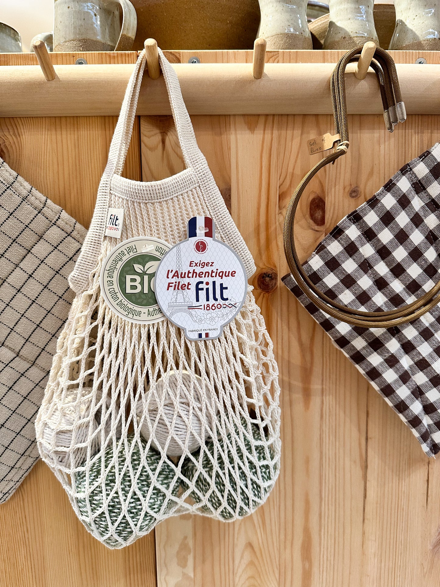 French String Market Bag | Ecru