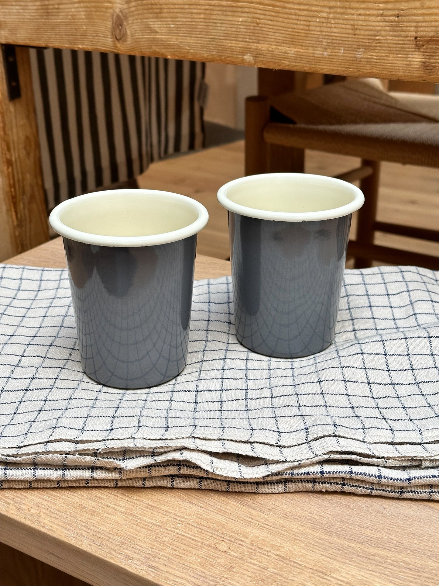 Enamel Beaker | Slate Grey