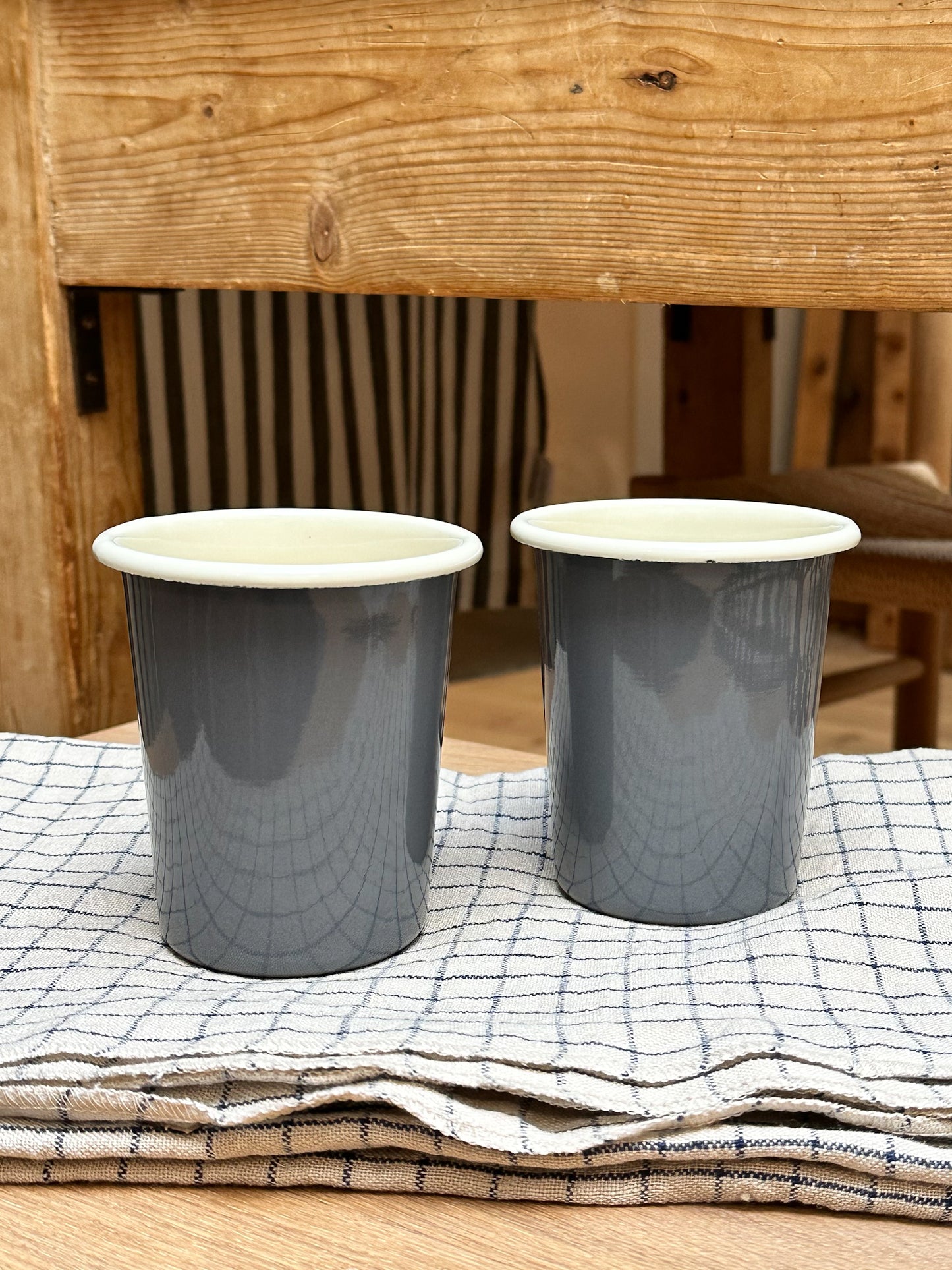 Enamel Beaker | Slate Grey