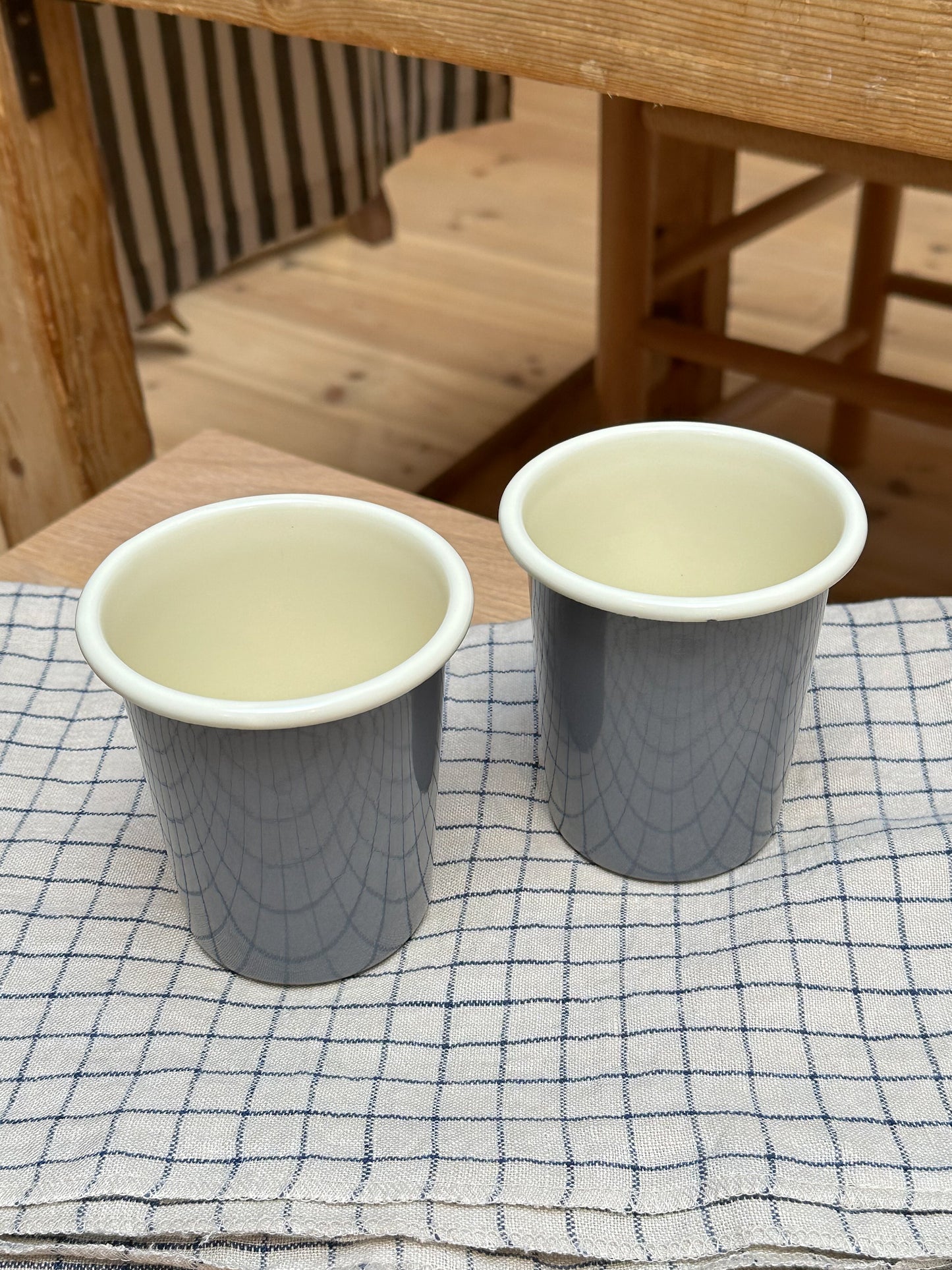 Enamel Beaker | Slate Grey