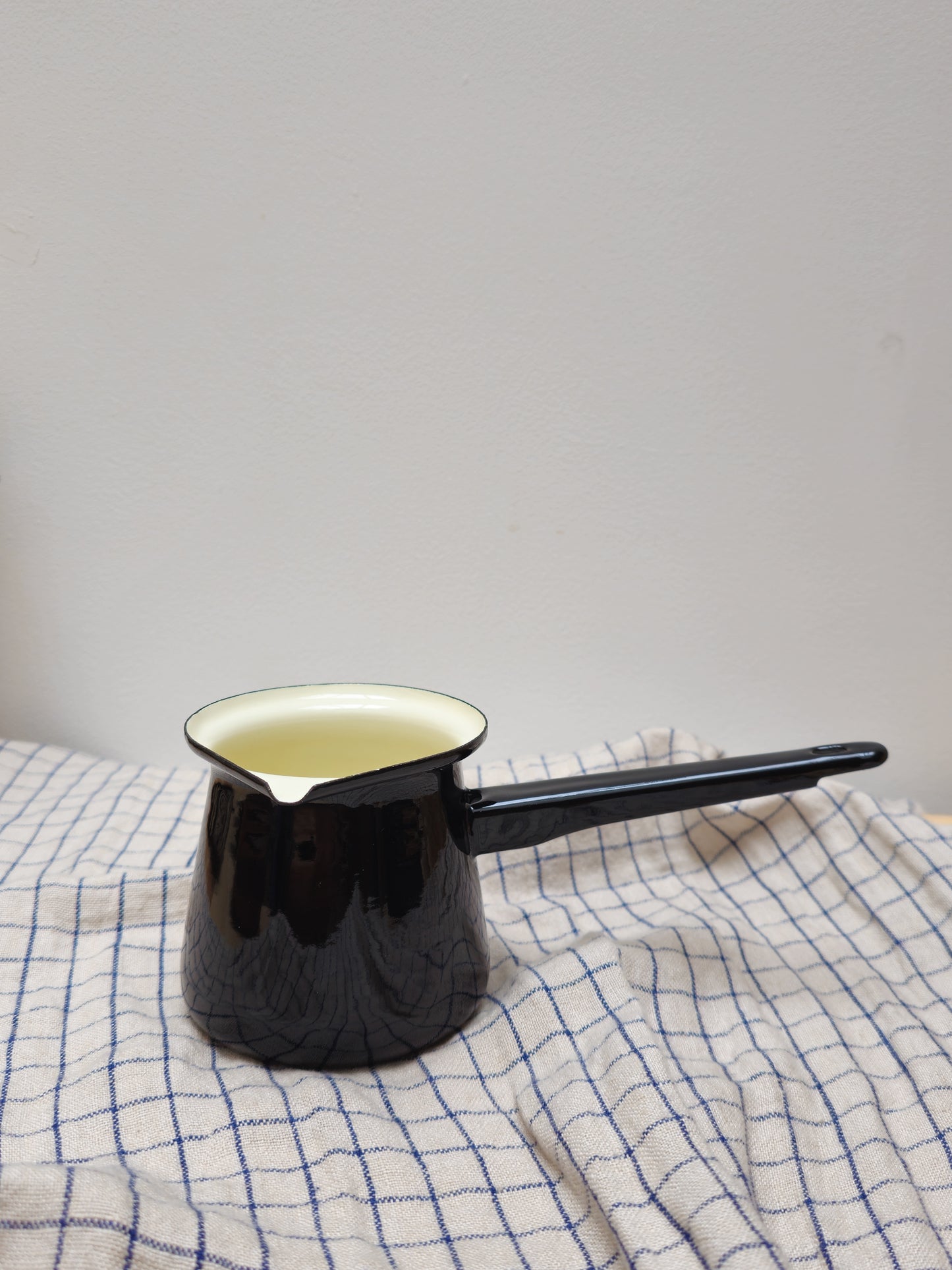 Enamel Mini Saucepan | Black