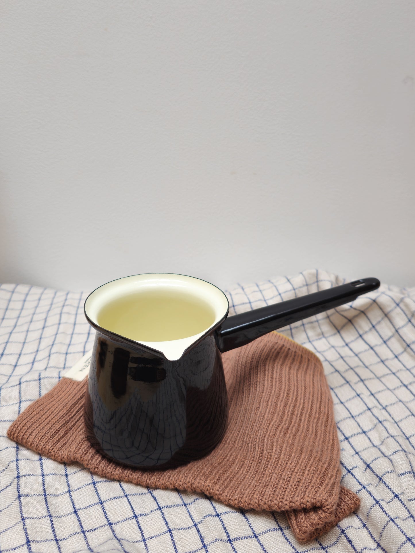 Enamel Mini Saucepan | Black