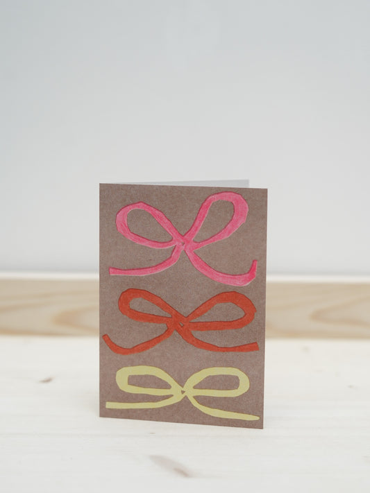 Three Bows Card