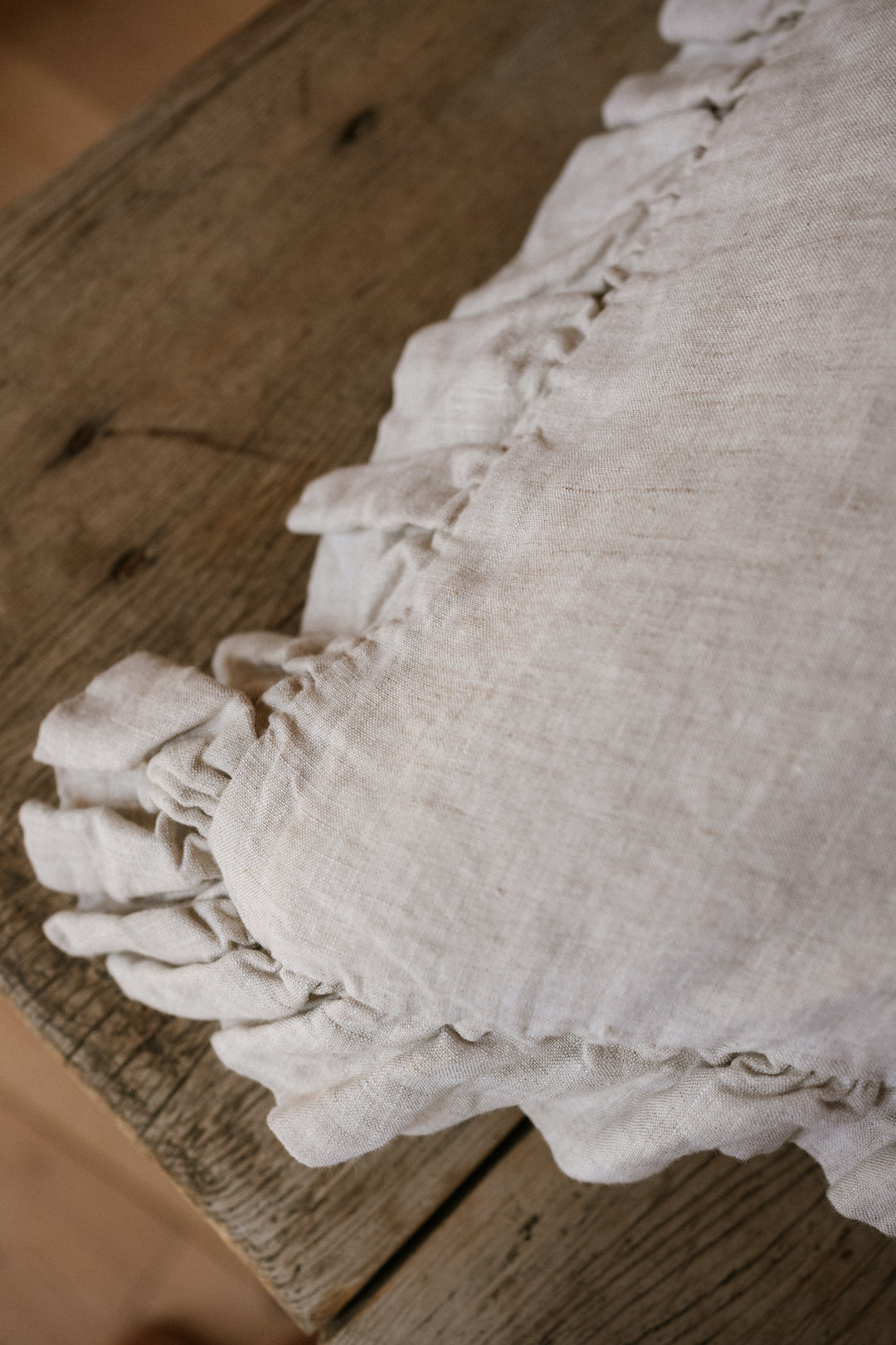 Brighton Pavilion Natural Washed Linen Cushion