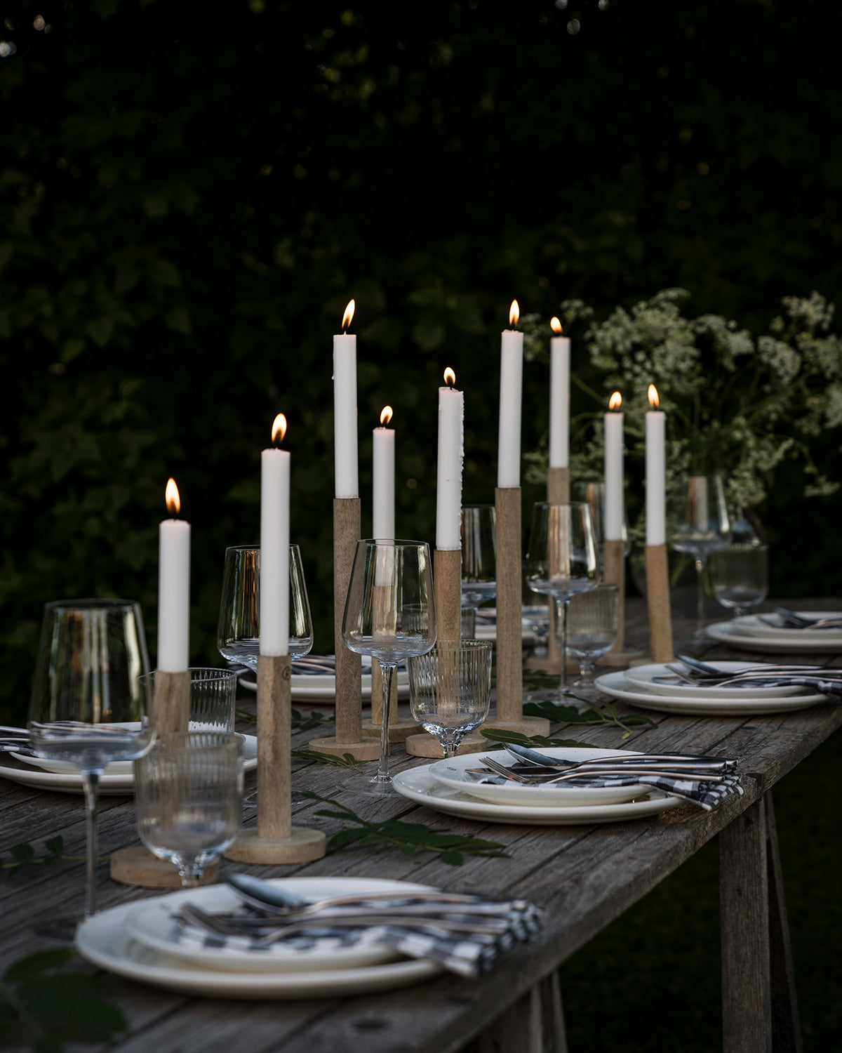 Trä Ljusstake | Wooden Candlestick