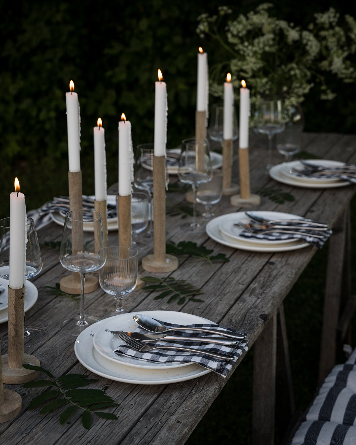 Trä Ljusstake | Wooden Candlestick