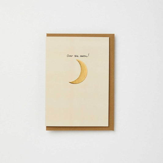 Over The Moon Card