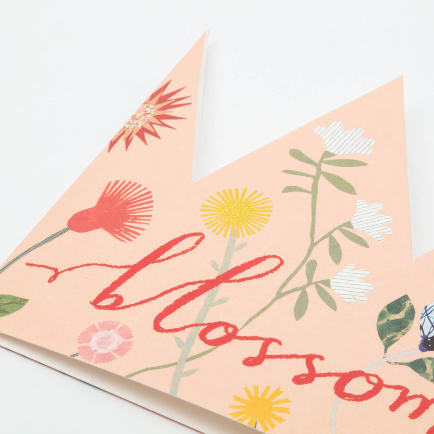 Blossoming Party Hat Card