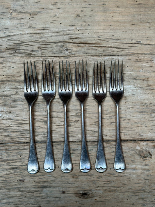 Vintage Silver Forks | Set of Six