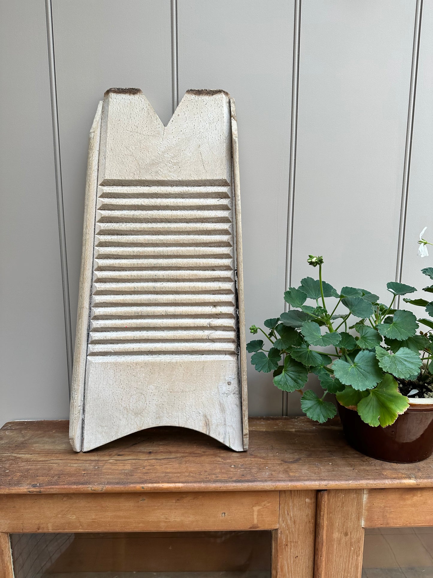 Vintage Wooden Washboard