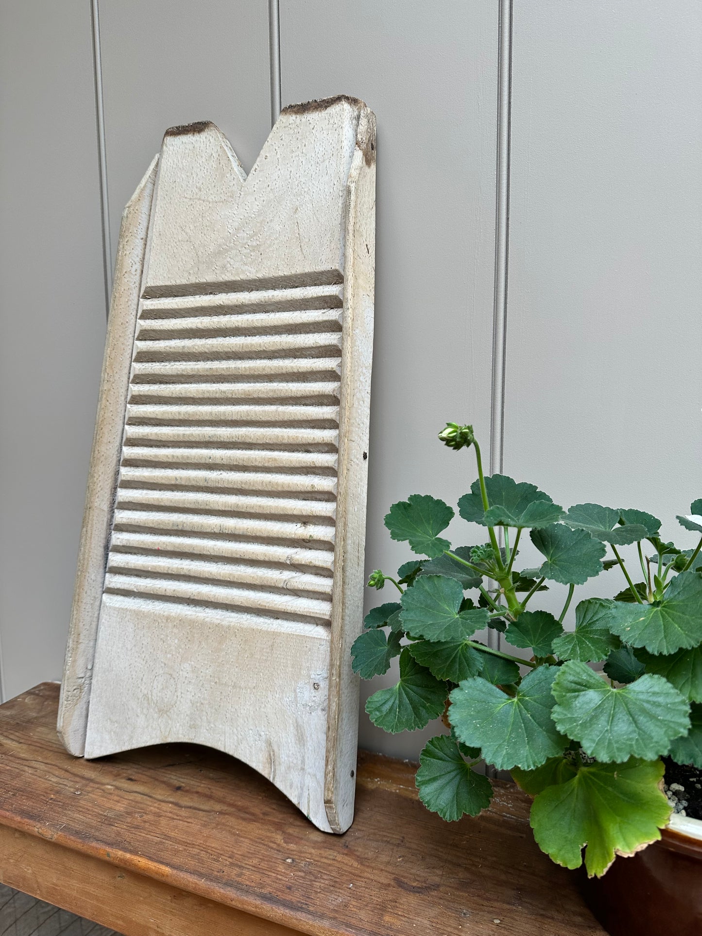 Vintage Wooden Washboard