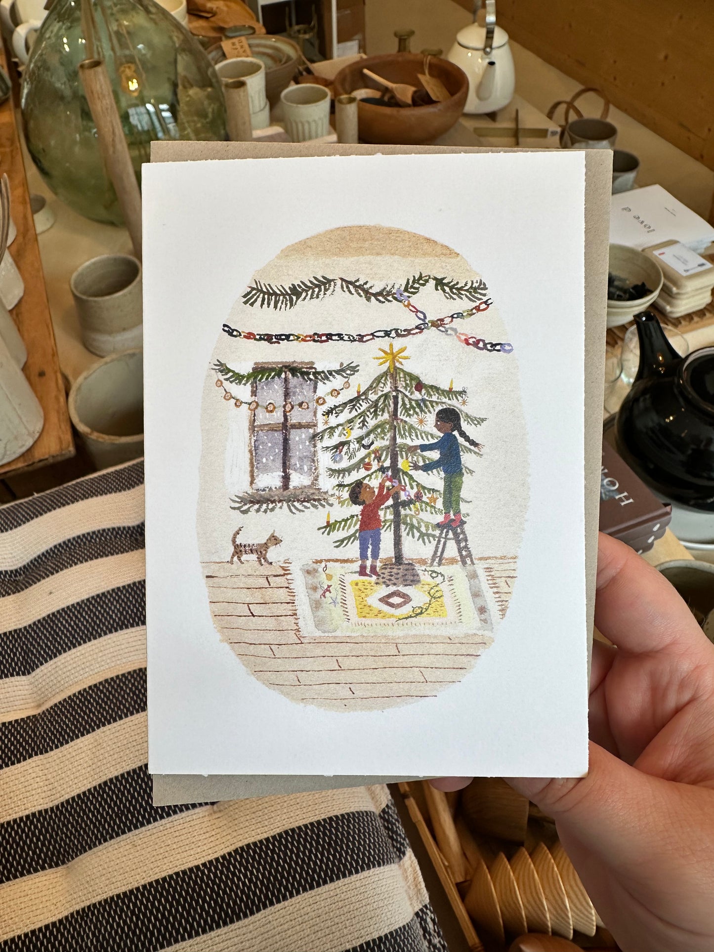 Winter Decorations Card