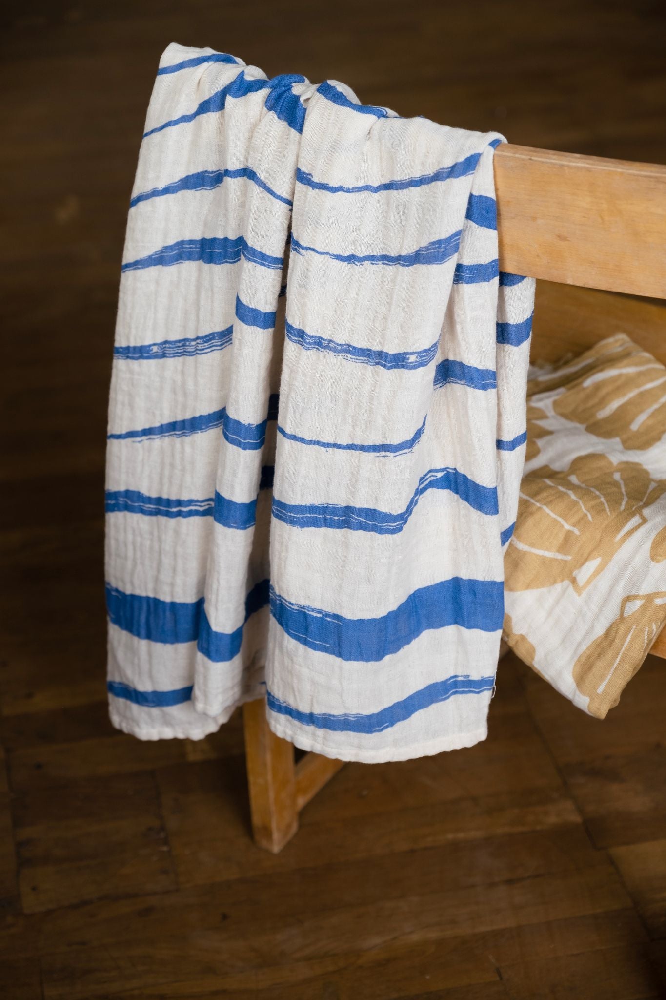 Våg Muslin Blanket | Blue