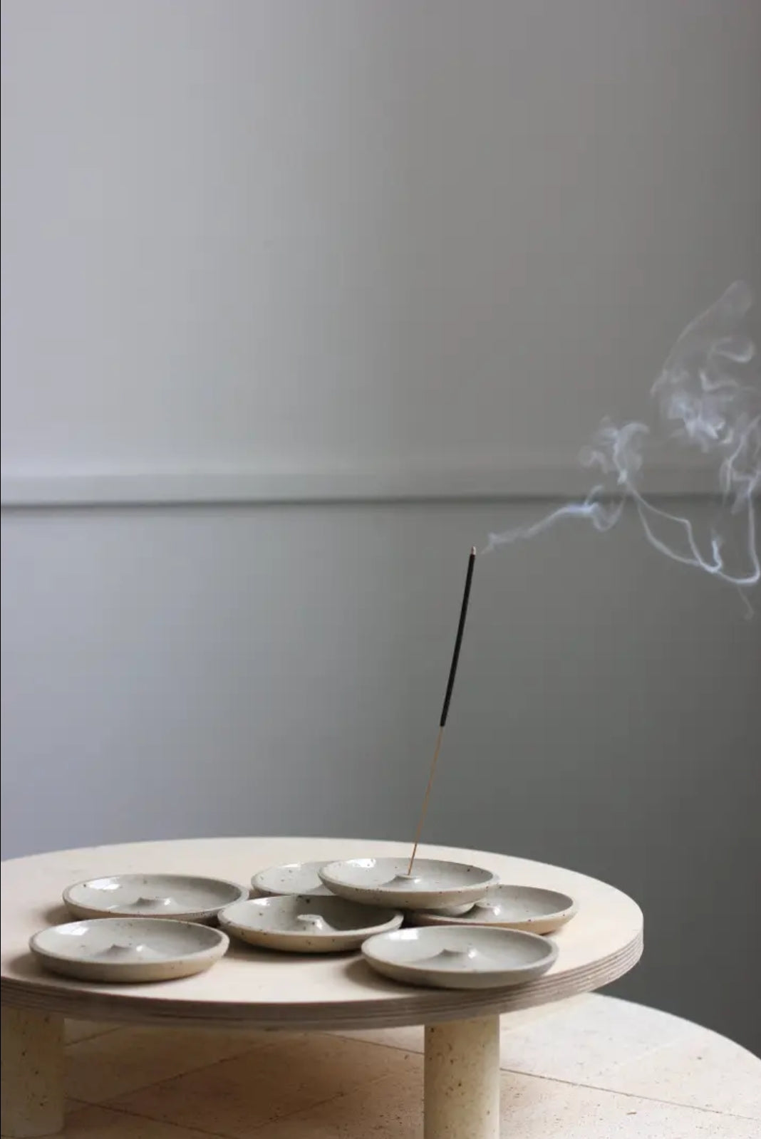 Stoneware Incense Holder