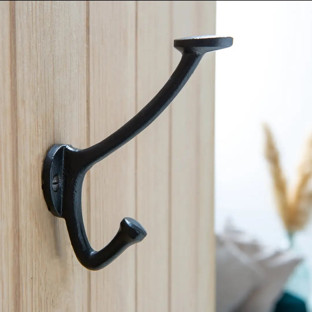 Bowler & Coat Hook | Black