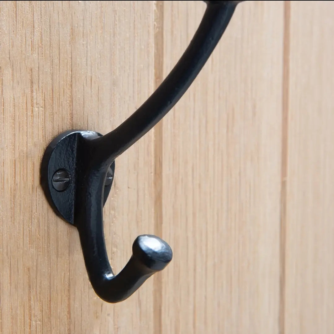 Bowler & Coat Hook | Black