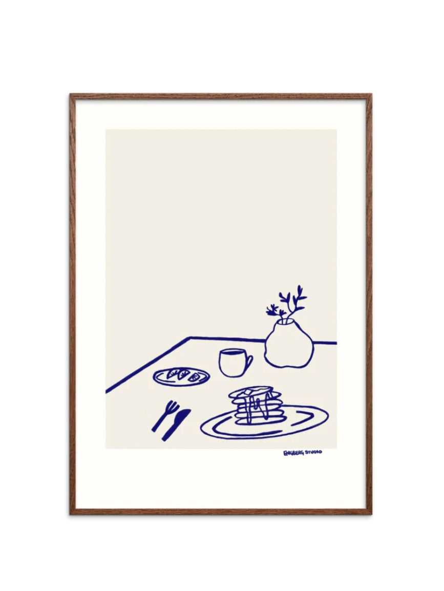 Coffee & Pancakes Print