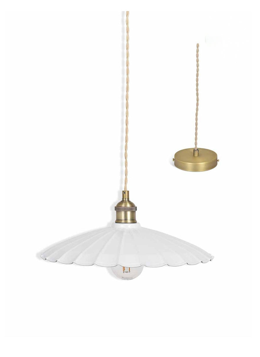 Wanstrow Pendant Lamp | Chalk