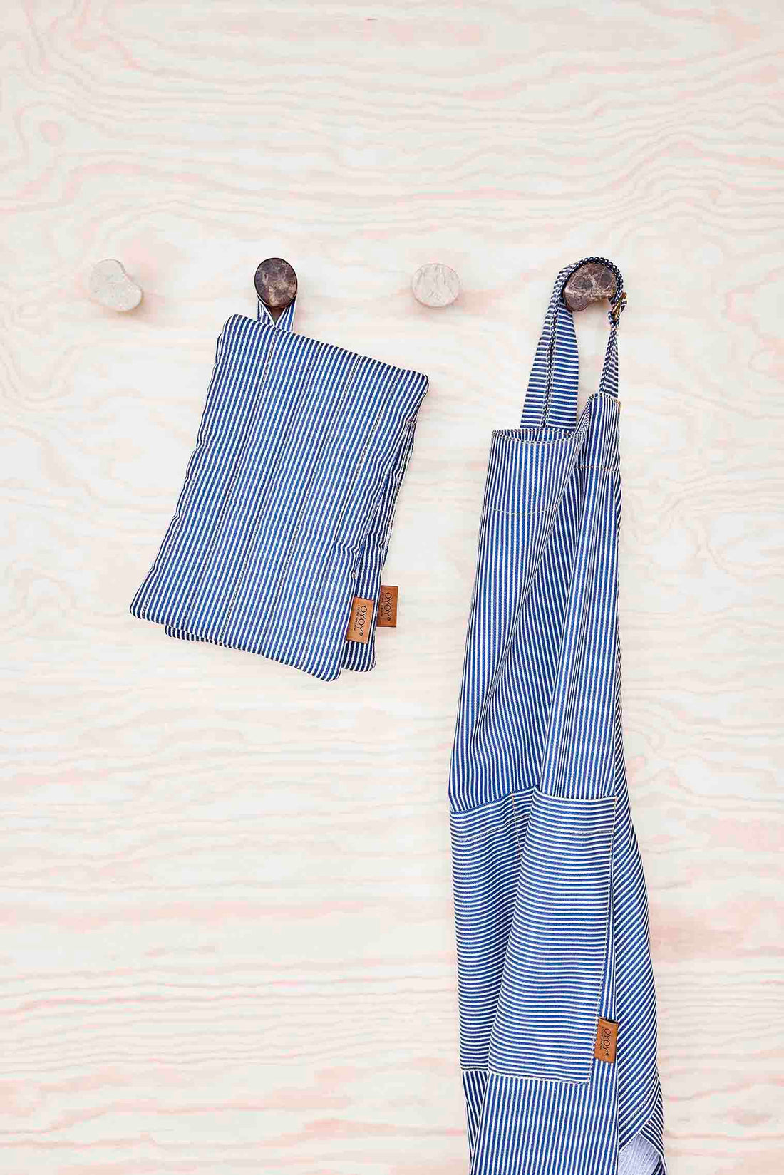 Cotton Striped Apron