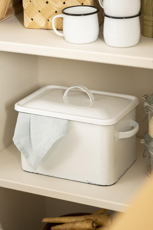 Enamel Bread Bin