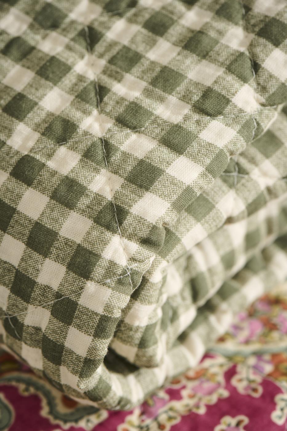 Quilt | Green Gingham