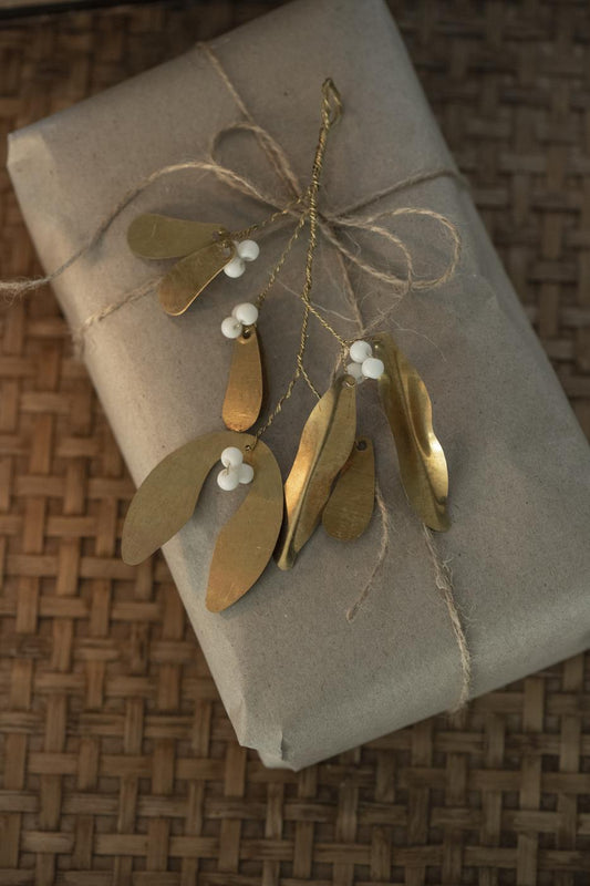 Gloria Brass Mistletoe | Small