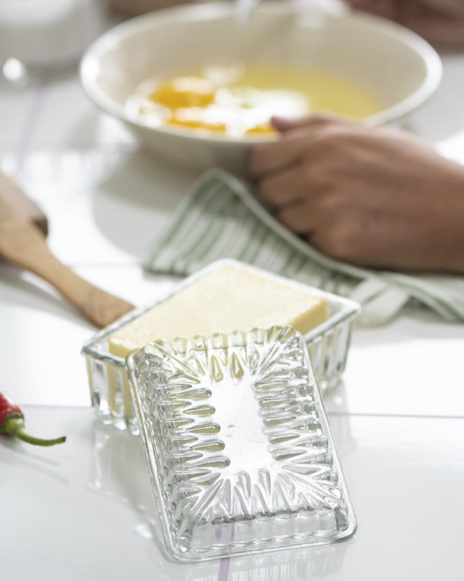 Glass Butter Dish