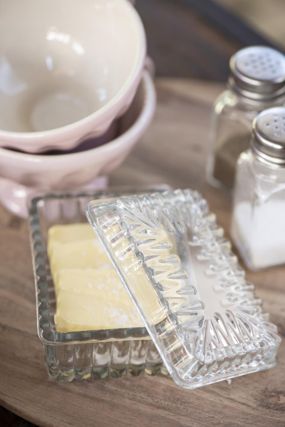 Glass Butter Dish