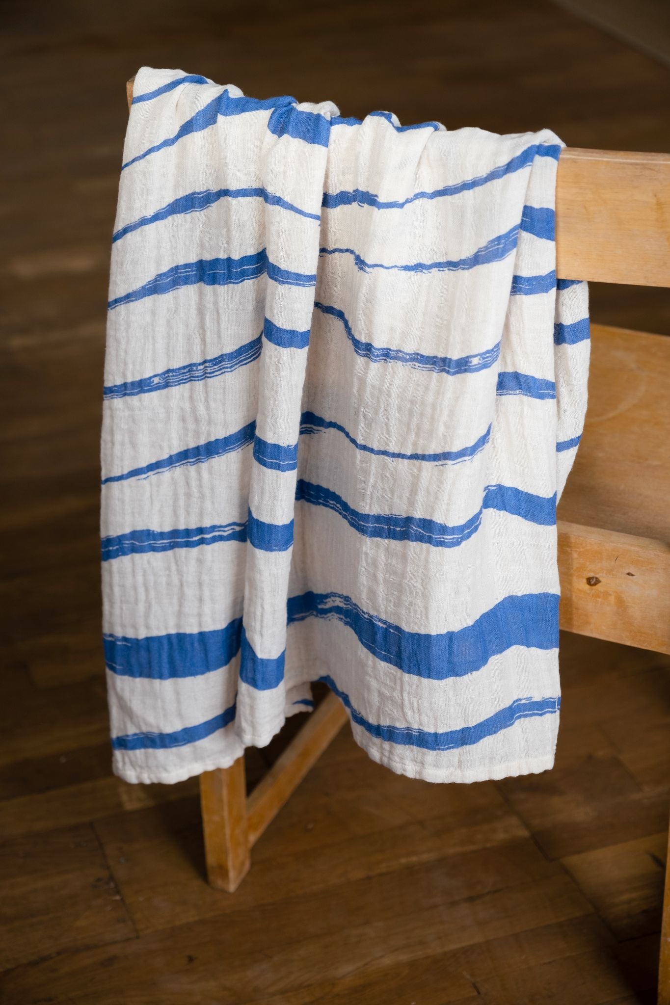 Våg Muslin Blanket | Blue