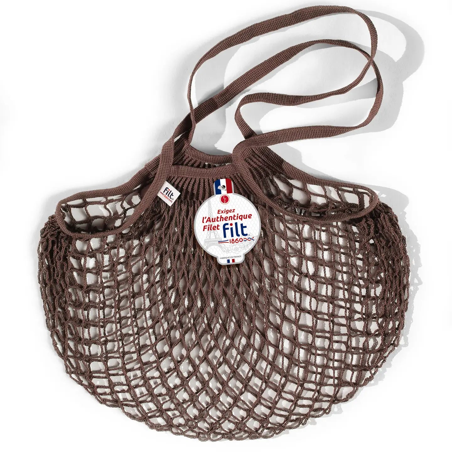 French String Market Bag | Sepia