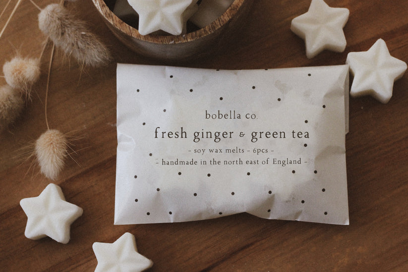 Fresh Ginger & Green Tea Soy Wax Melts