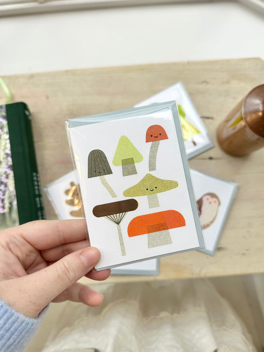 Mushrooms Mini Card