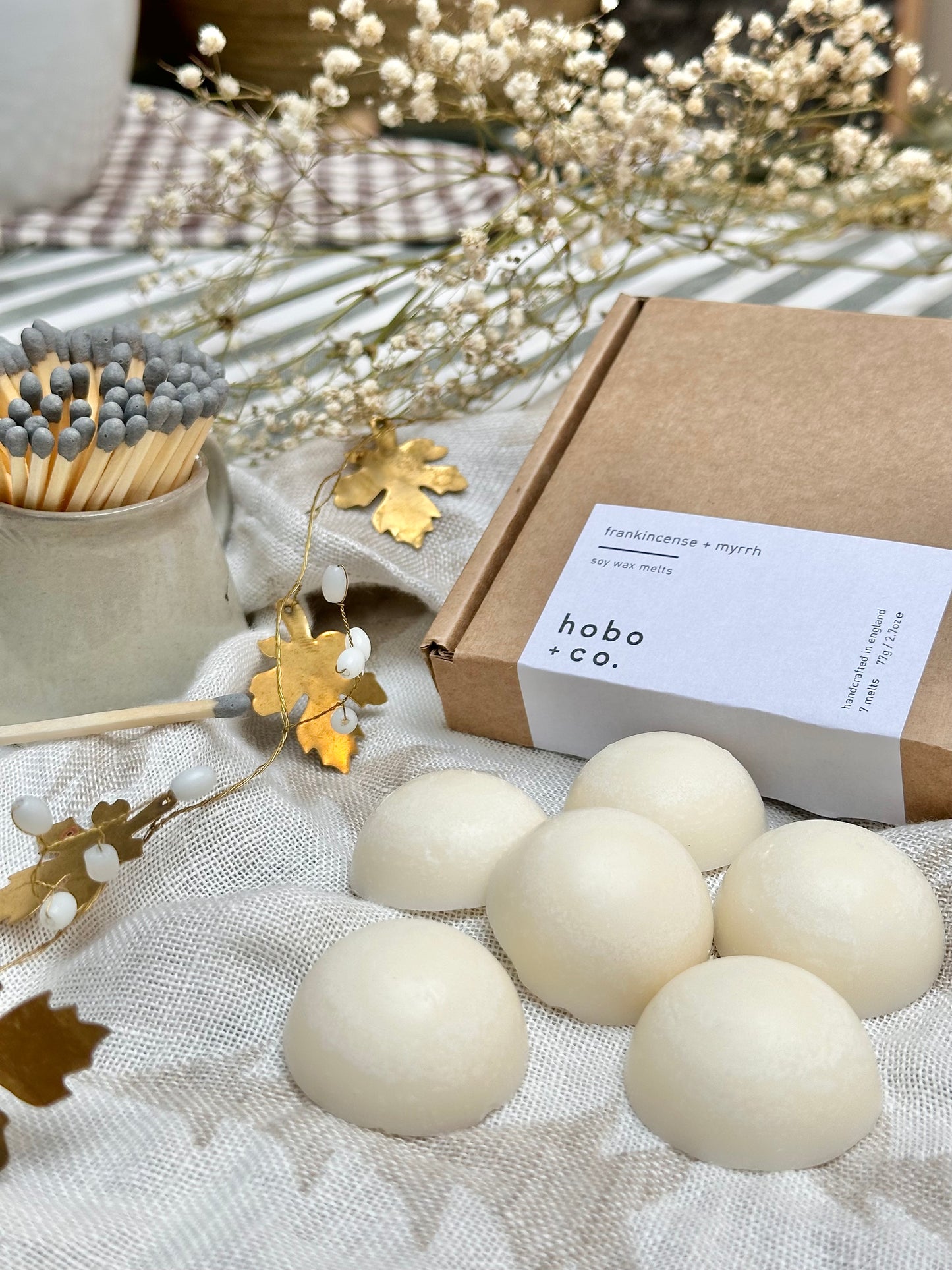 Frankincense + Myrrh Soy Wax Melts Gift Box