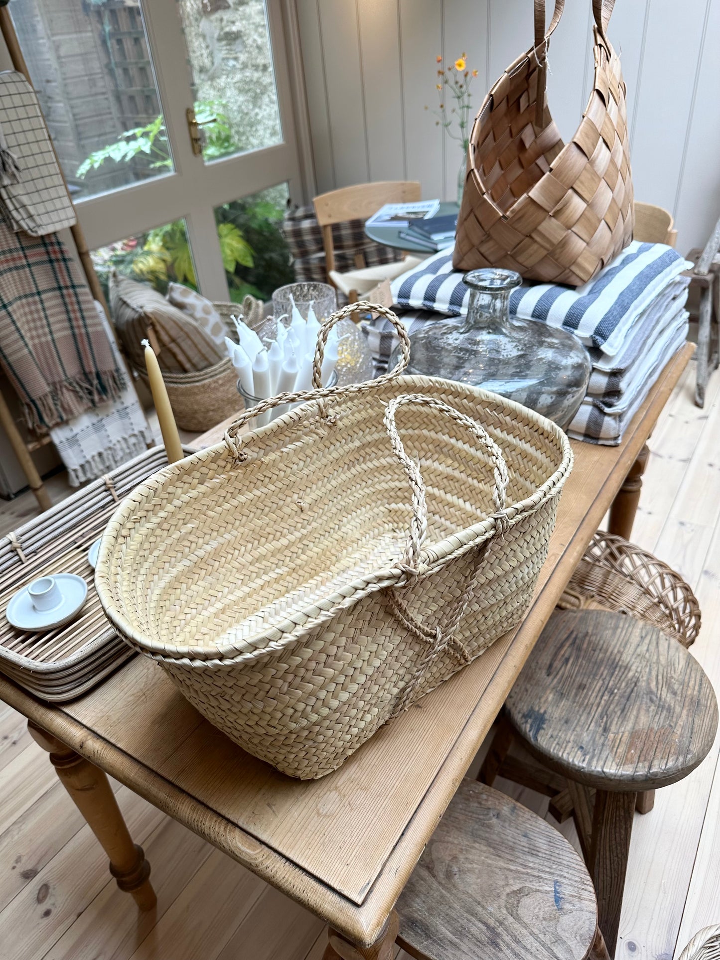 Cross Woven Basket