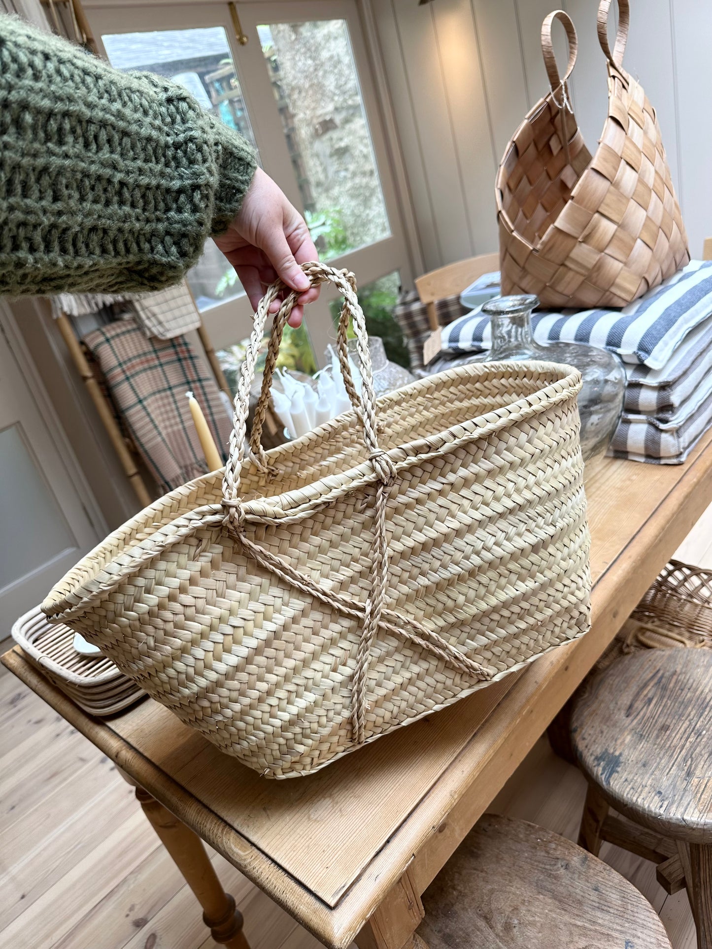 Cross Woven Basket