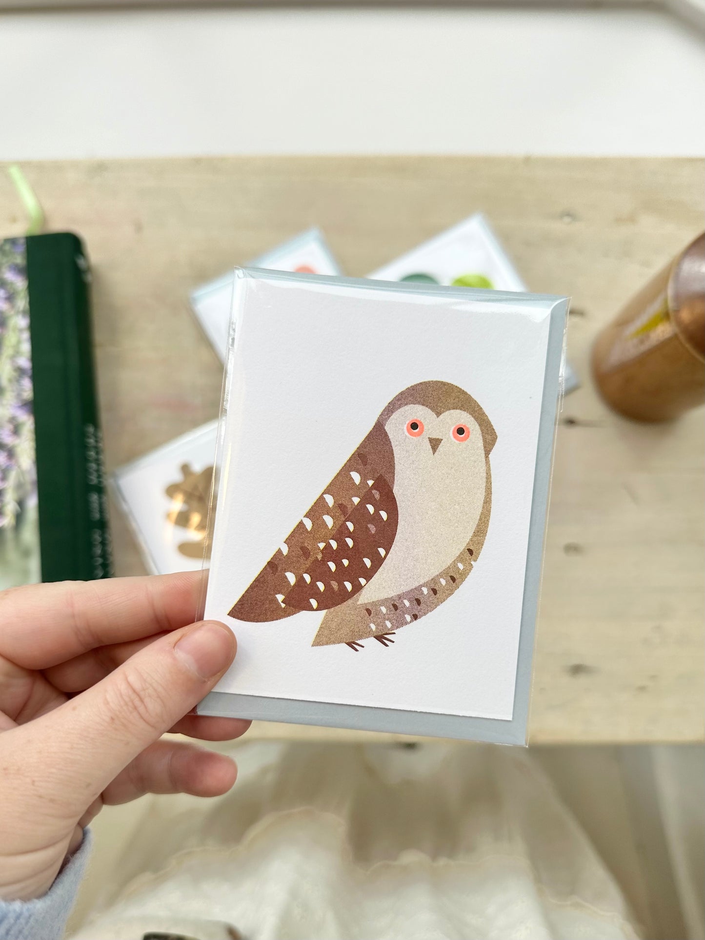 Snowy Owl Mini Card